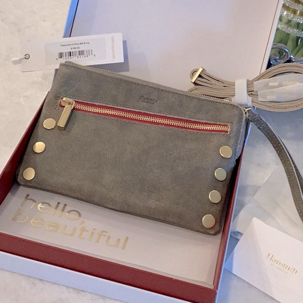 HAMMITT Nash SML Pewter Crossbody